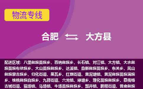 合肥到大方县物流专线-合肥到大方县货运专线-合肥到大方县运输专线