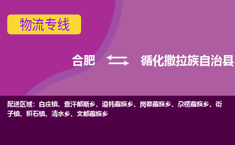 合肥到循化撒拉族自治县物流专线-合肥到循化撒拉族自治县货运专线-合肥到循化撒拉族自治县运输专线