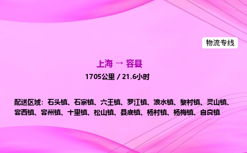 上海到荣县物流专线_上海物流到荣县_上海至荣县物流公司