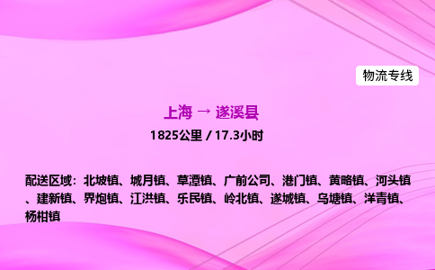 上海到濉溪县物流专线_上海物流到濉溪县_上海至濉溪县物流公司