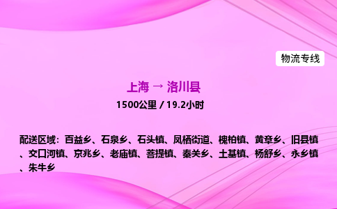 上海到洛川县物流专线_上海物流到洛川县_上海至洛川县物流公司